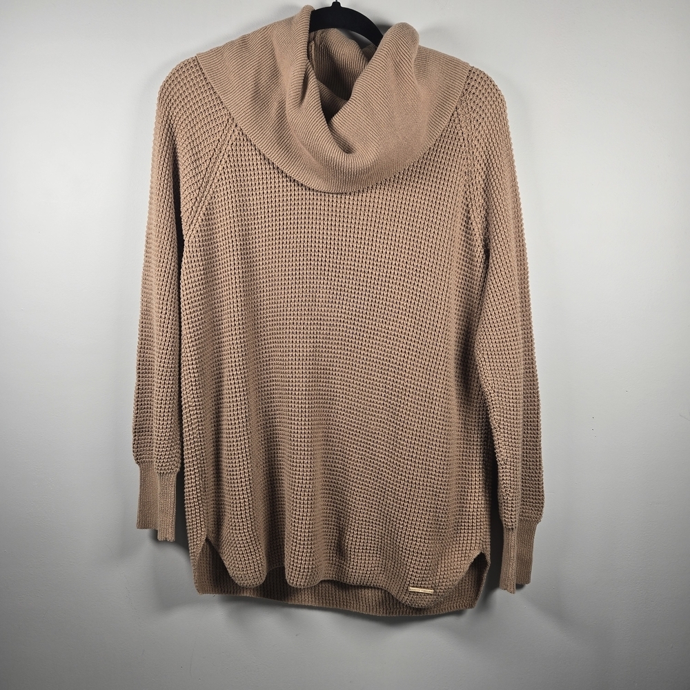 Michael Kors Tan Cowl Neck Sweater